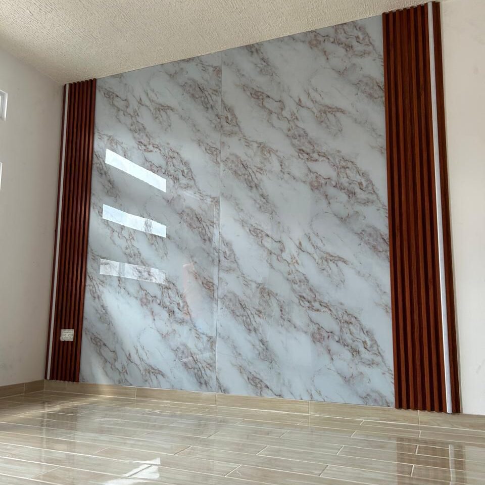 Home sala wall panel y plancha pvc